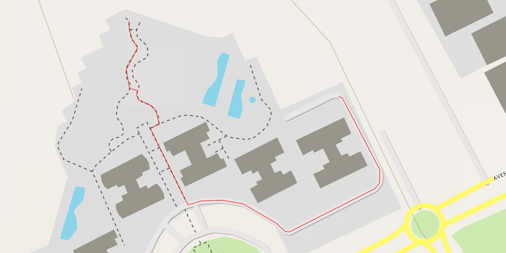 Map of the trail for Estrada Parque Taguatinga - Águas Claras