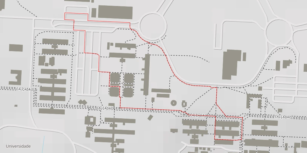 Map of the trail for Tronco Fossilizado