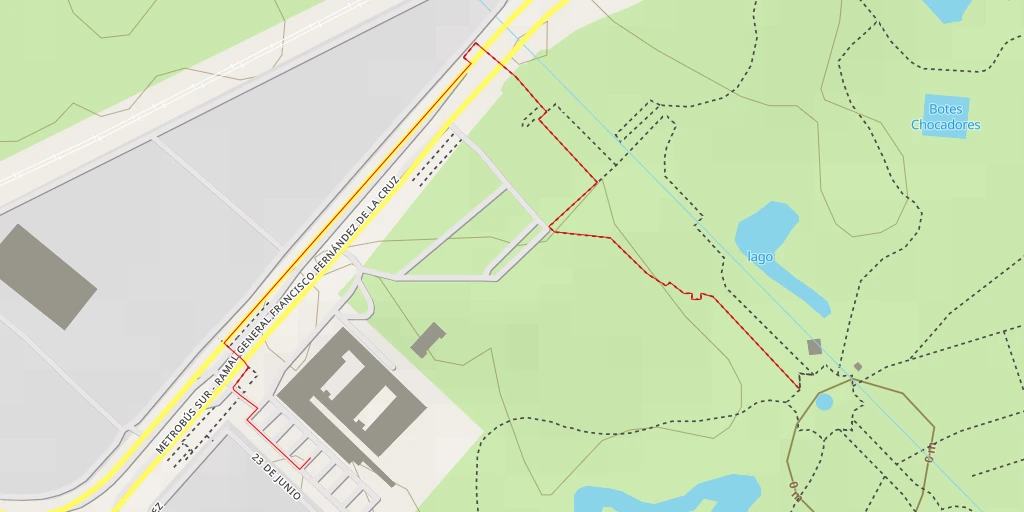 Map of the trail for Plaza Central - Camino real - Plaza Central - Camino real - Buenos Aires