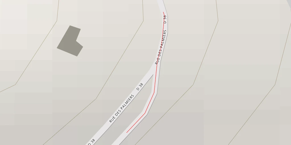 Map of the trail for AI - Les Trois-Îlets