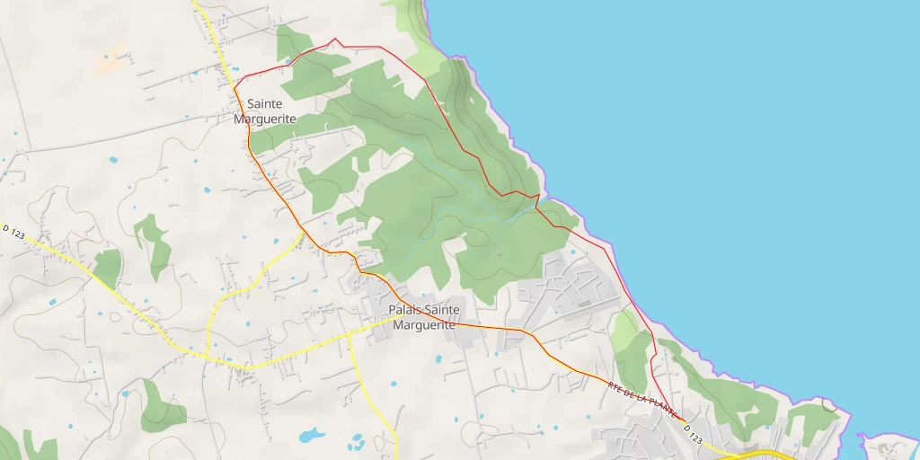 Map of the trail for 