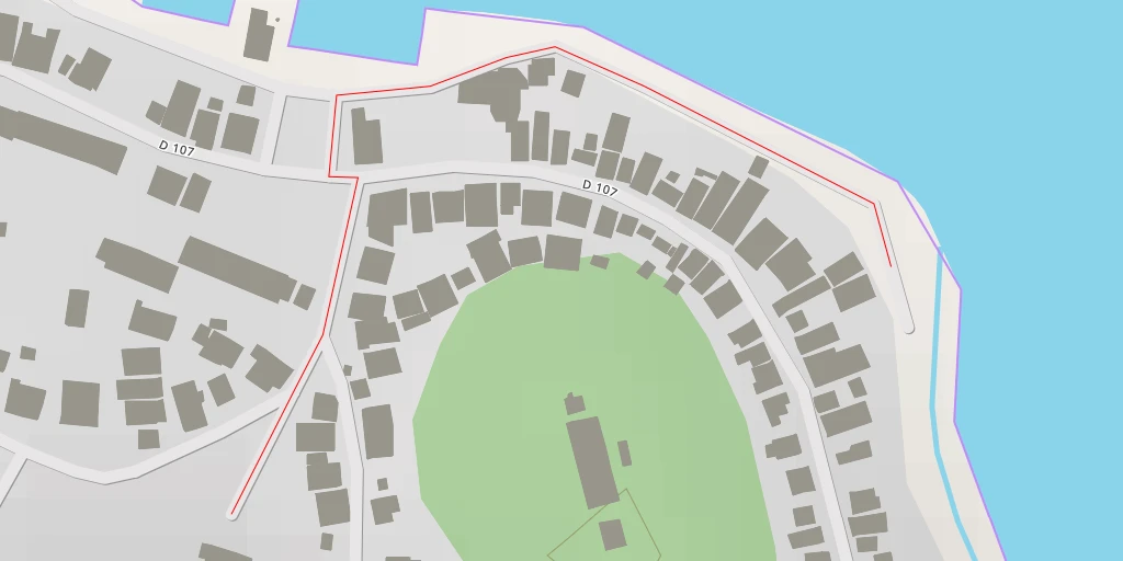 Map of the trail for AI - Notre-Dame de la Salette - Morne-à-l'Eau