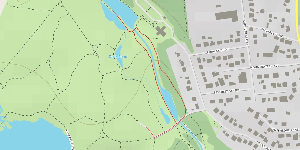 Map of the trail for Shubie Canal Trail - Shubie Canal Trail - Dartmouth