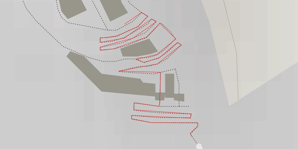 Map of the trail for Mirador Centro