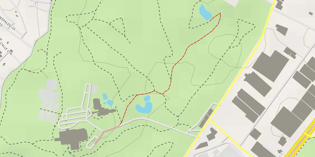 Map of the trail for Residencial Sandra II - Santo Domingo de Guzmán