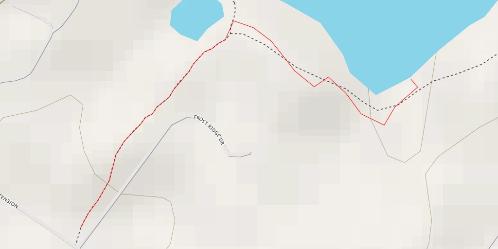 Map of the trail for AI - Cumberland Center