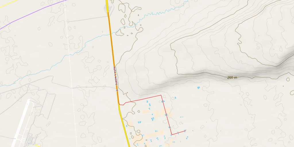 Carte de l'itinéraire :  Pampa Concordia - Arica