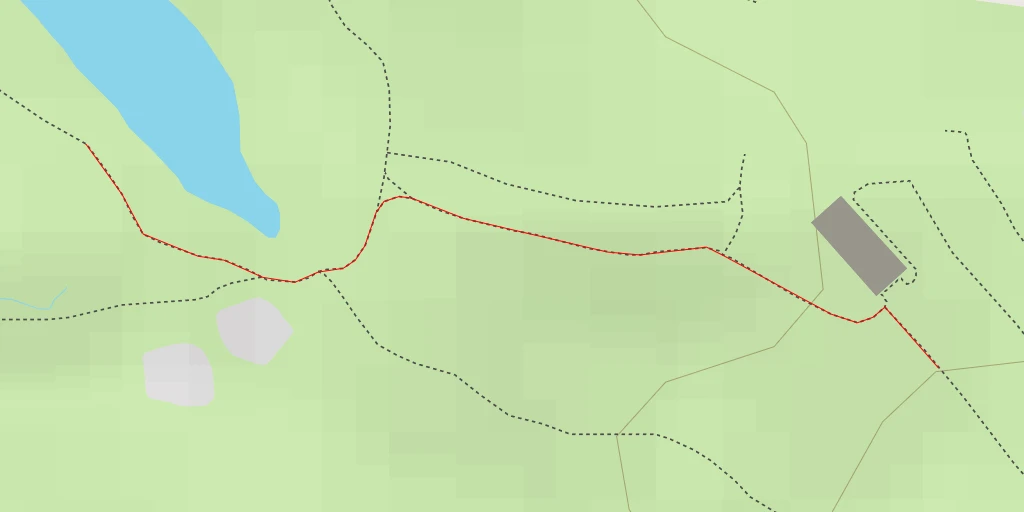 Map of the trail for Salem Country Club - Downing Road - Peabody