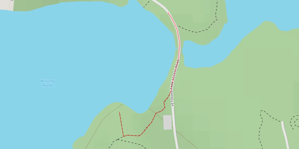 Map of the trail for AI - Blue Blaze Trail - Billerica