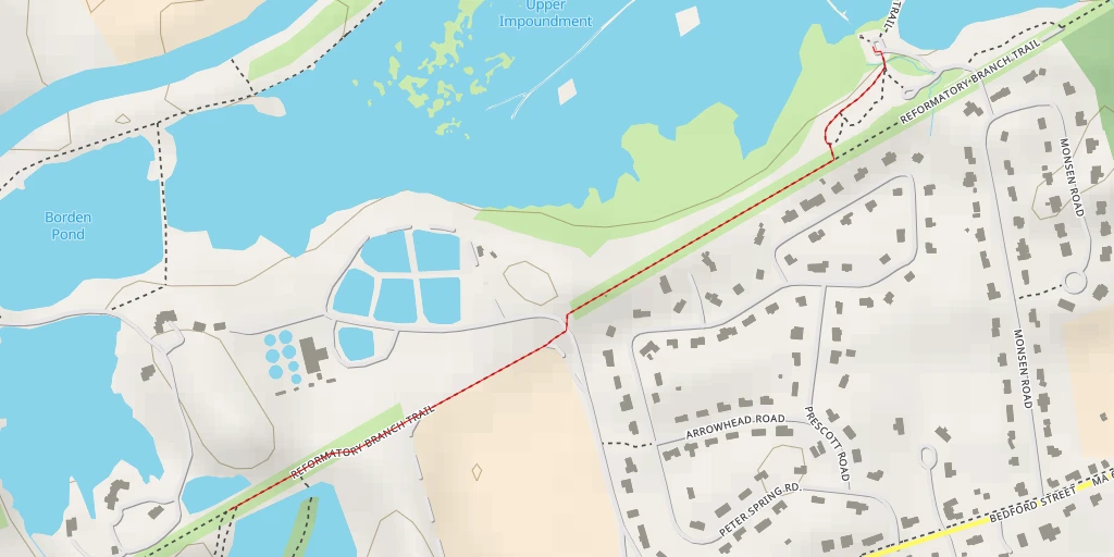 Map of the trail for Reformatory Branch Trail - Reformatory Branch Trail