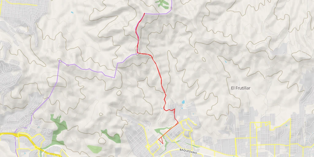 Carte de l'itinéraire :  Cerro Torquemada