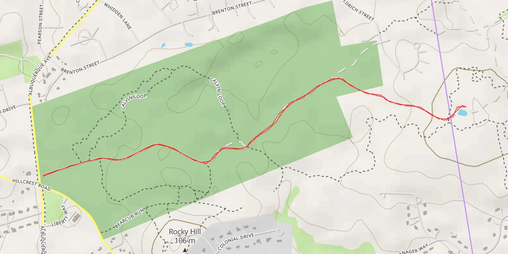 Map of the trail for Heron Trail - Heron Trail