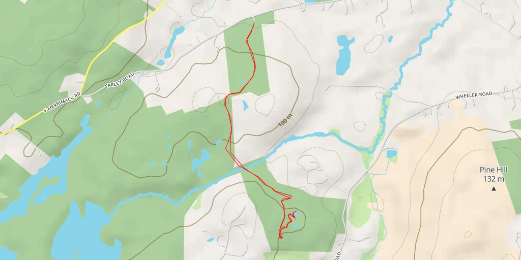 Map of the trail for Wind Mill Hill Trail - Wind Mill Hill Trail