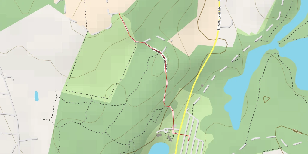 Map of the trail for AI - Snowmobile Trail - Hollis