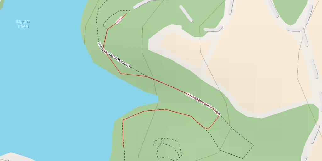 Carte de l'itinéraire :  Mirador La Cruz