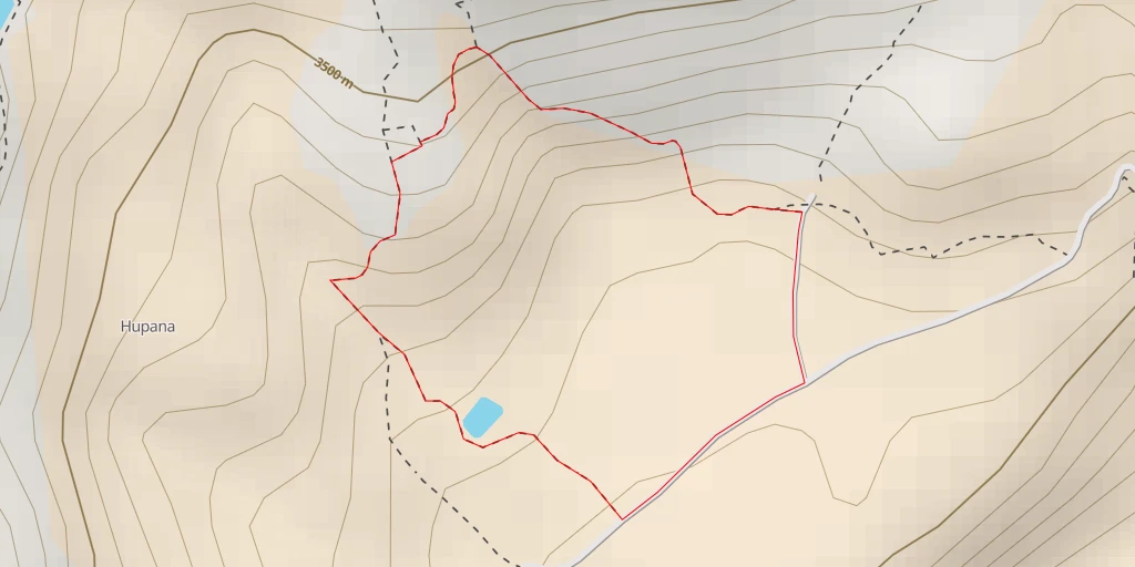 Map of the trail for Uyo Uyo - AR-681