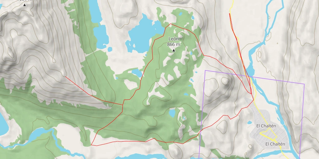 Carte de l'itinéraire :  Mirador