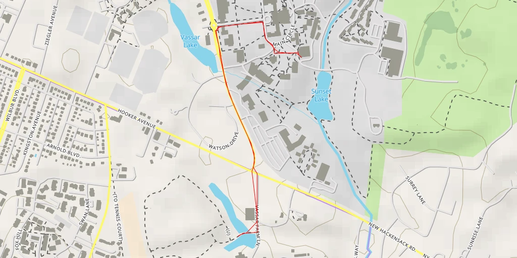 Map of the trail for Swain Trail (blue) - Swain Trail (blue)