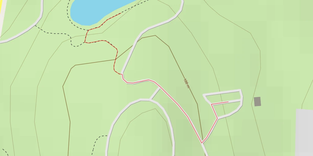 Map of the trail for Foster Street