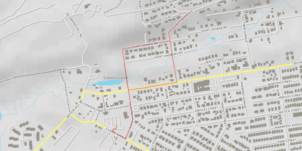 Map of the trail for AI - New York