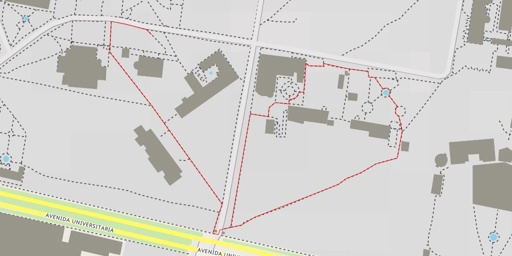 Map of the trail for Universidad Nacional San Cristóbal de Huamanga - Calle A. Gutierrez - Jesús Nazareno