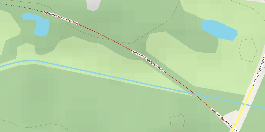 Map of the trail for Paulinskill Valley Trail - Paulinskill Valley Trail