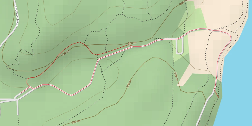 Map of the trail for AI - Kittatinny Vally State Park Little Free Library - Andover Township