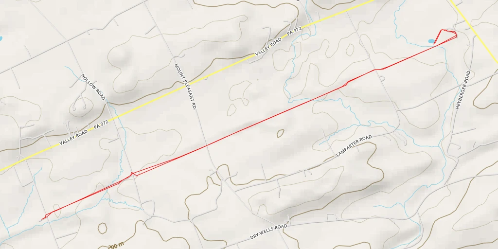 Map of the trail for Enola Low Grade Trail - Enola Low Grade Trail - Bart Township