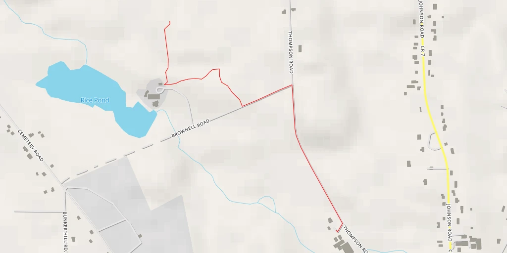 Map of the trail for Red Trail - Red Trail