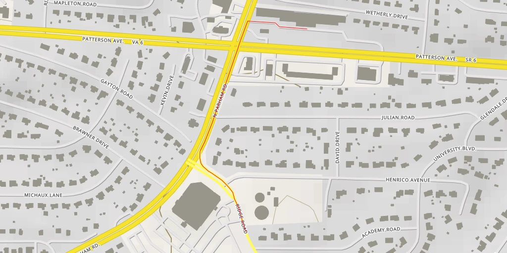 Map of the trail for AI - Highest Point In Henrico County