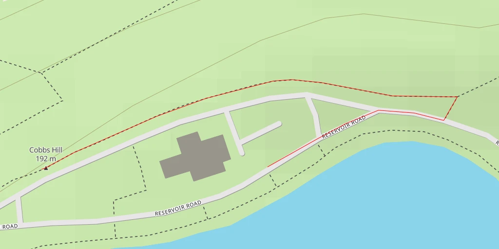 Map of the trail for AI - City Overlook