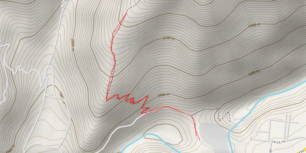 Carte de l'itinéraire :  Mirador