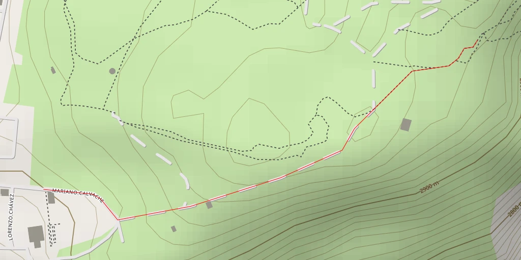 Map of the trail for Vía Interoceánica