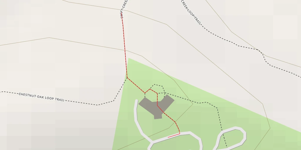 Map of the trail for AI - Swift Creek Loop Trail - Cary