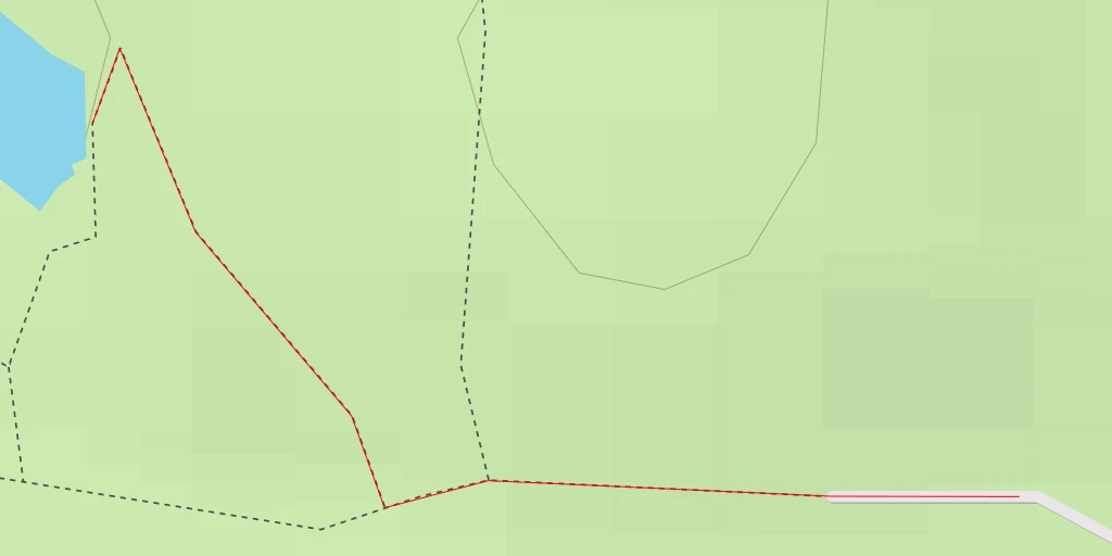 Map of the trail for Buckhorn Disc Golf Course - West Section