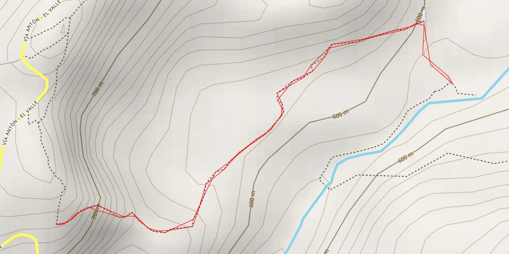 Map of the trail for Vista fantástica