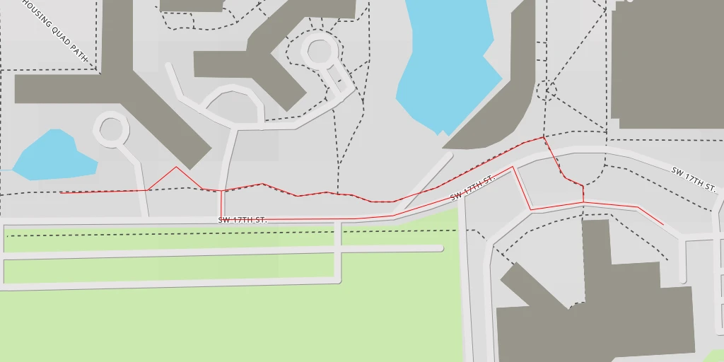 Map of the trail for Florida International University - Southwest 8th Street - Miami