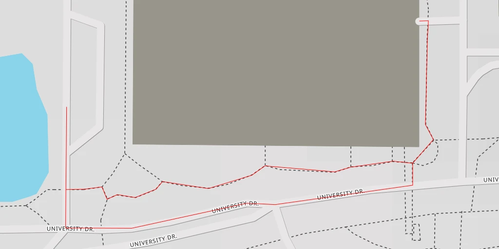 Map of the trail for Florida International University - Southwest 8th Street - Miami