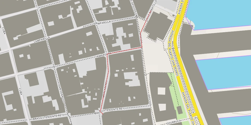 Map of the trail for Camara Oscura- Dark Chamber