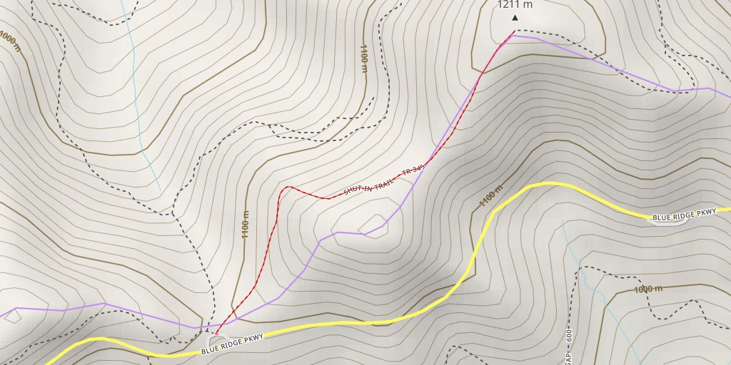 Carte de l'itinéraire :  Ferrin Knob