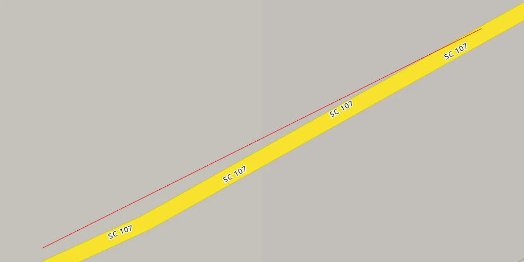 Map of the trail for AI - Air Force B25C Plane Crash Memorial