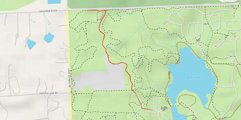 Map of the trail for Trail Loop C - Trail Loop C