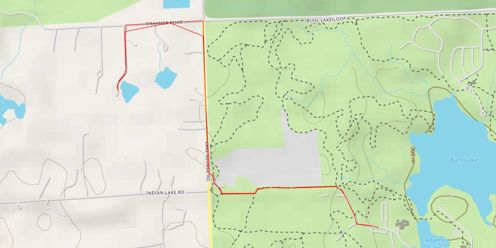 Map of the trail for Ashley Lane - Ashley Lane