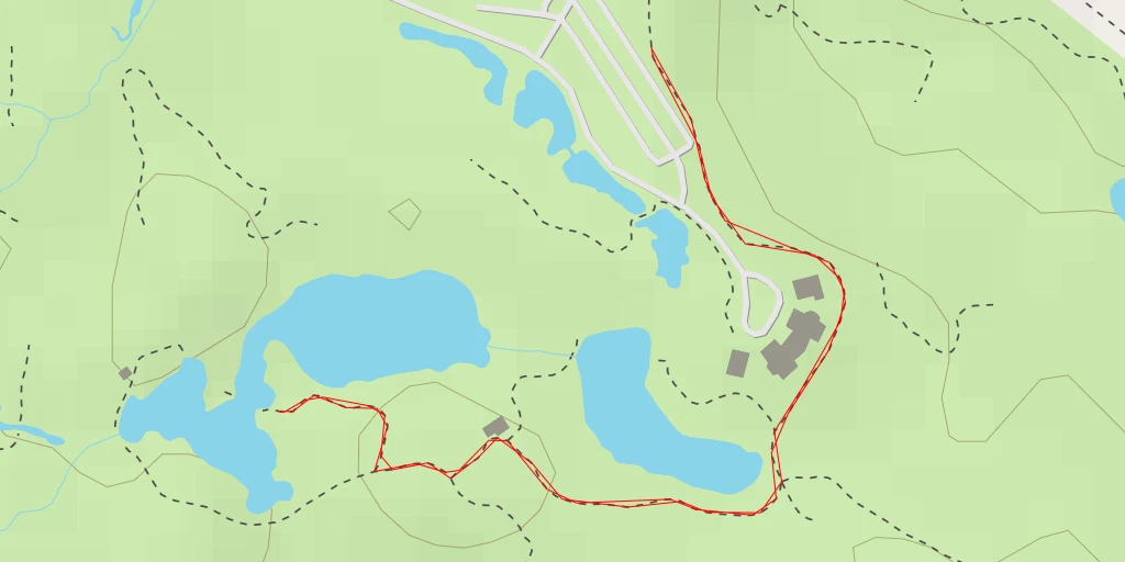 Map of the trail for The Wyndgate - West Gunn Road