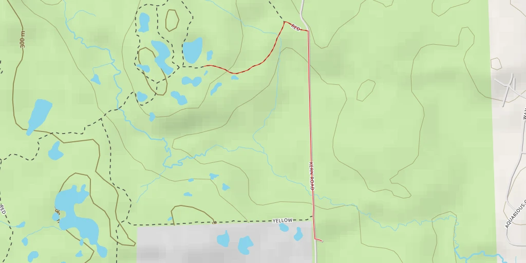 Map of the trail for Red Trail - Red Trail