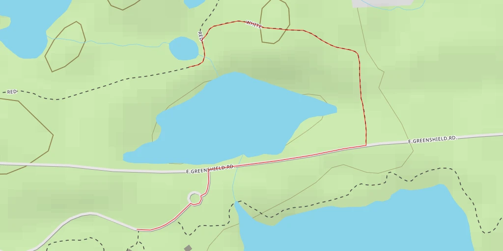 Map of the trail for Red Trail - Red Trail