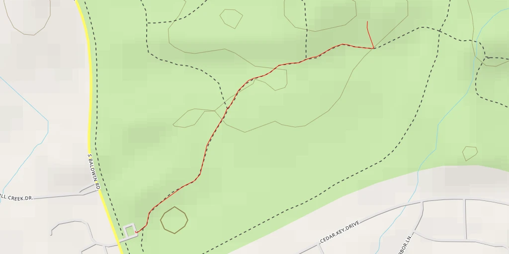 Map of the trail for AI - Scenic Overlook