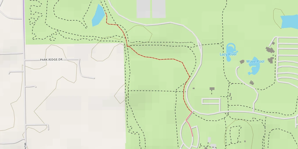 Map of the trail for Rolling Hills MTB Trail - Rolling Hills MTB Trail