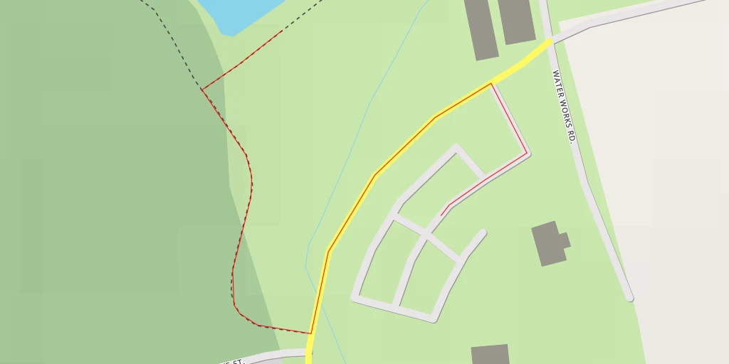 Map of the trail for Rhodes Jordan Park - Rhodes Jordan Park - Lawrenceville