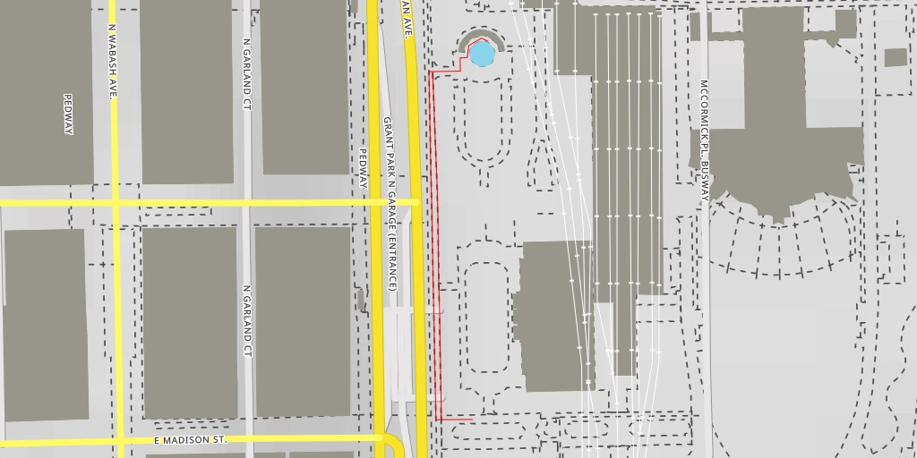 Carte de l'itinéraire :  Wrigley Square - Chicago